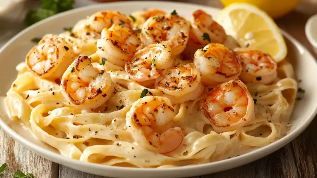 What pasta shape is best with shrimp pasta?