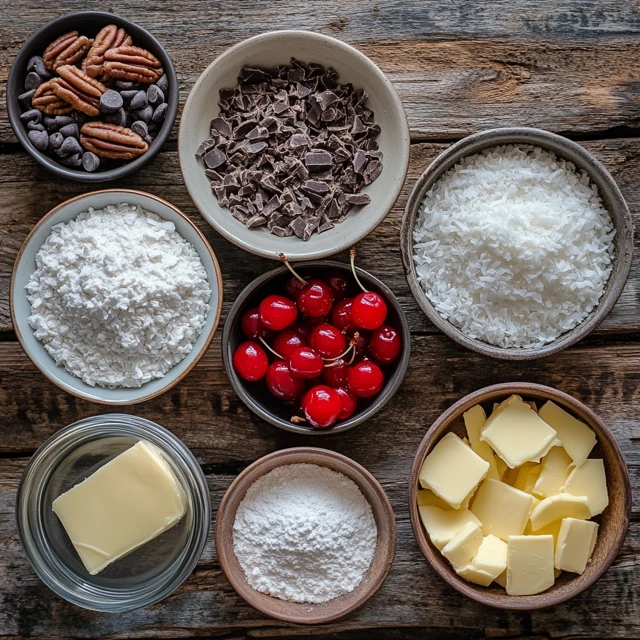 Ingredients for Martha Washington Candies